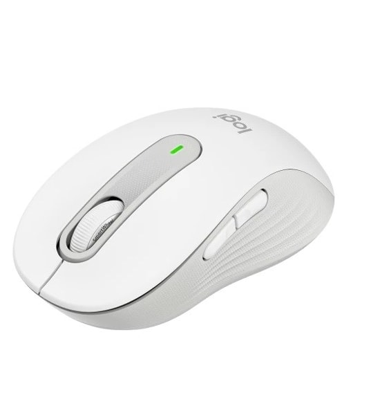 Logitech Signature M650 Beyaz Kablosuz Mouse (910-006255) - Küçük/Orta Boy, Sağ El İçin, Sessiz Tıklama, SmartWheel