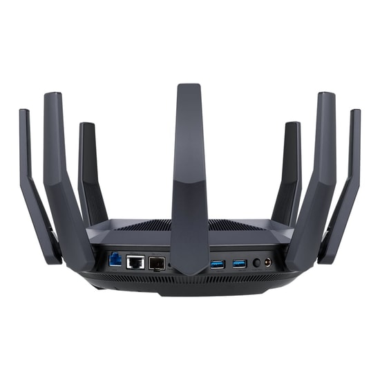 Asus RT-AX89X AX6000 Dual Band Wi-Fi 6 Gaming Access Point Router - 8 Anten, 10G Port, AiMesh, WPA3, MU-MIMO