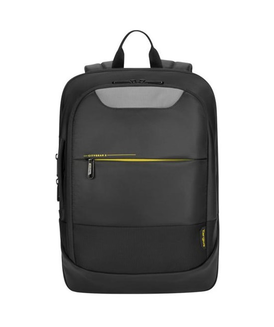 Targus CityGear TCG661GL 15.6 Notebook Sırt Çantası - Siyah, Güvenli Bölme, Dolgulu, Ergonomik ve Şık Tasarım Koruma