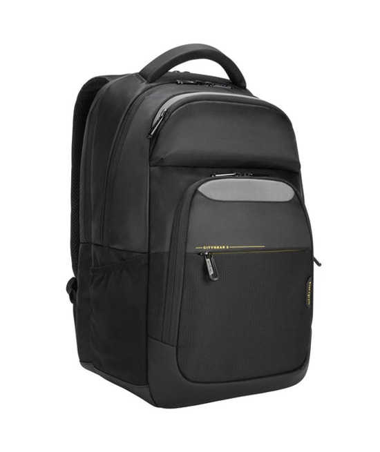 Targus CityGear TCG662GL 15.6 Notebook Sırt Çantası - Siyah, Güvenli Bölme, Dolgulu ve Ergonomik Şık Tasarım Koruma