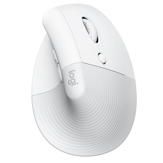 Logitech Lift Beyaz Kablosuz Ergonomik Dikey Mouse (910-006475) - 4000 DPI, Sessiz, Bilek Desteği, USB/Bluetooth