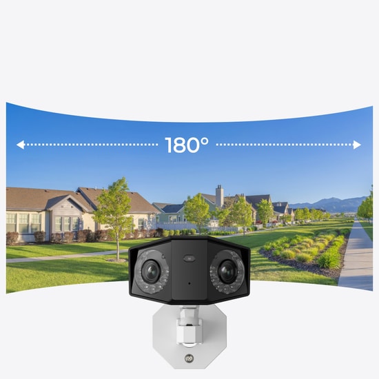 Reolink Duo 2 POE 8MP 3.2mm Panoramik IP Güvenlik Kamerası - 180 Geniş Açı, 4K UHD, 30m Gece Görüşü, Çift Yönlü Ses