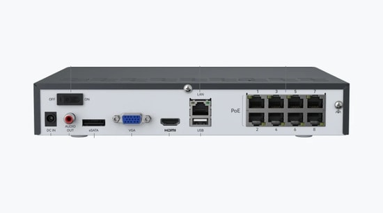 Reolink NVS8 8 Kanal NVR Kayıt Cihazı (NVS8-8TB) - 16MP Çözünürlük, 1x8TB HDD Desteği, PoE, Akıllı IP Kayıt Sistemi