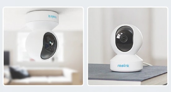 Reolink E1-3MP-WIFI-PT 3MP 4mm Dome Güvenlik Kamerası - 360 Pan-Tilt, 12m Gece Görüşü, Çift Yönlü Ses, MicroSD Desteği