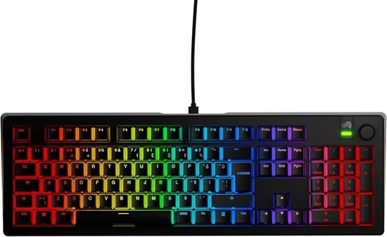 Glorious GMMK3 GLO-G3-100PBFOXTR Kablolu Türkçe Klavye - Q Dizilim, USB Bağlantı, Multimedya Tuş, 24 Ay Garanti