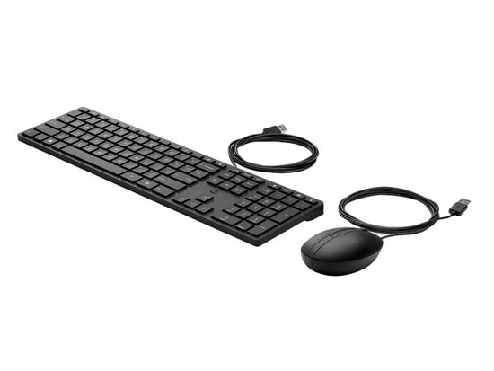 HP 320MK Siyah Kablolu Klavye Mouse Seti (9SR36UT) - Türkçe Q Düzen, USB Bağlantı, Kompakt ve Tam Boy Tasarım
