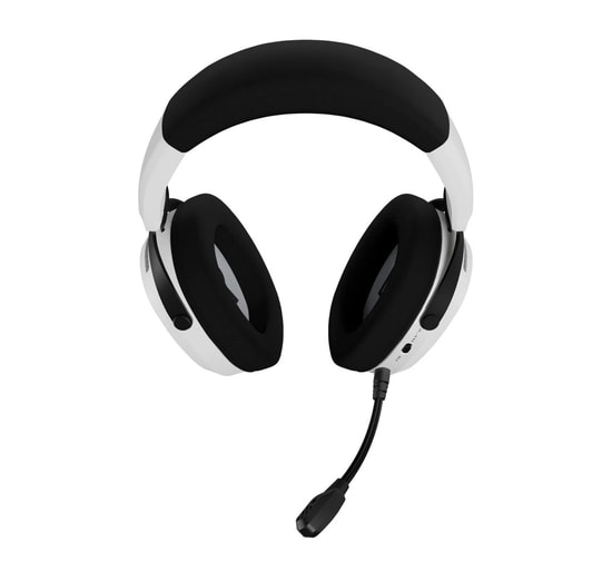 Hawk HS420B Beyaz Tri-Mode 7.1 Surround Kablosuz Oyuncu Kulaklığı - 50mm Sürücü, Mikrofonlu, PC/PS5/PS4/MAC Uyumu