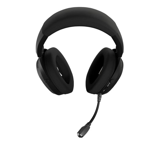 Hawk HS420S Siyah Tri-Mode 7.1 Surround Kablosuz Oyuncu Kulaklığı - 50mm Sürücü, Mikrofonlu, PC/PS5/PS4/MAC Uyumu