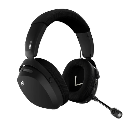 Hawk HS420S Siyah Tri-Mode 7.1 Surround Kablosuz Oyuncu Kulaklığı - 50mm Sürücü, Mikrofonlu, PC/PS5/PS4/MAC Uyumu
