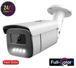 Ezcool EZ-5050HD 5MP 3.6mm Full-Color AHD Bullet Güvenlik Kamerası - 60m Gece Görüş, 4 LED, Sabit Lens, Dış Mekan Kasa