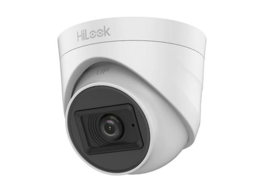 HiLook THC-T120-PS 2MP Sesli Analog Dome Güvenlik Kamerası - 2.8mm Sabit Lens, 1080P Full HD, 20m IR, Dahili Mikrofon