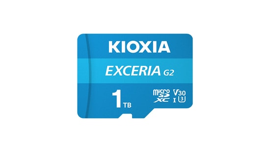 Kioxia Exceria G2 1TB Micro SDXC Hafıza Kartı (LMEX2L001TG2) - 100/50MB/s, 4K, Class 10, UHS-I, U3, V30, SD Adaptörlü