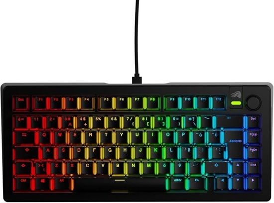 Glorious GMMK3 GLO-G3-75PBFOXTR Kablolu Türkçe Klavye - Q Dizilim, USB Bağlantı, 75% Layout, 24 Ay Garanti SYH