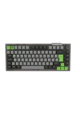 Hawk HK610 Gateron Yeşil Switch RGB %75 TR Kablosuz/Bluetooth Gaming Klavye - Metal Gövde, Şarjlı Pil, 1000Hz