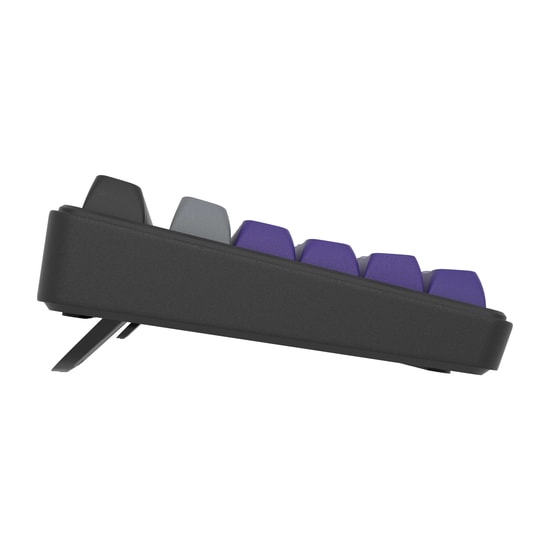 Hawk HK258GP Gri Mor Q Türkçe RGB Kablosuz Gaming Klavye - Bluetooth, LCD Ekran, 19 Anti-Ghosting, Şarjlı Pil