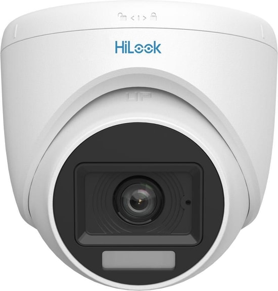 HiLook THC-T129-LPS 2MP ColorVu Analog Dome Kamera - 2.8mm Sabit Lens, 20m Gece Görüş, Dahili Mikrofon, IP67 Koruma