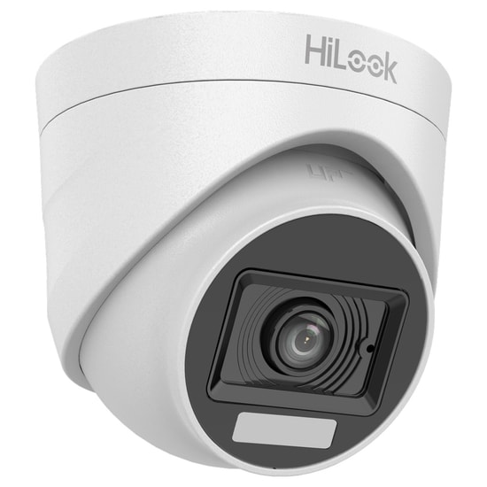 HiLook THC-T157-LPS 5MP ColorVu Analog Dome Kamera - 2.8mm Sabit Lens, 20m Smart Light, Dahili Mikrofon, 3K Çözünürlük