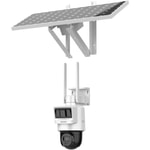 Hikvision DS-2DE2C400IWG-K/4G/C09S20 4MP Solar PT IP Kamera - 2.8mm Lens, 30m IR, 90Wh Pil, 4G LTE, Sesli, IP66, H.265