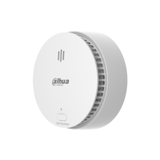 Dahua HY-SA21A-W2(868) Kablosuz Duman Dedektörü - 85dB Sesli Alarm, 1000m Menzil, 3 Yıl Pil Ömrü, Beyaz Renk
