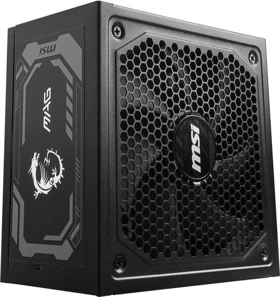 MSI MAG A1000GL PCIE5 II 1000W 80+ Gold Güç Kaynağı - ATX 3.1, PCIe 5.1, Tam Modüler, 13.5cm Fan, Siyah Tasarım