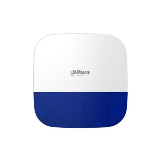 Dahua DHI-ARA13-W2(868) Kablosuz Dış Mekan Siren - 110dB Ses Seviyesi, AES128 Şifreleme, Mavi Işıklı Uyarı