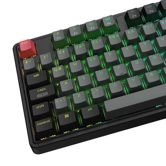 Keychron C3 Pro TKL Mekanik Oyuncu Klavyesi (C3PX-H3Z-TR) - 8K Polling Rate, Brown Switch, QMK/VIA, Türkçe Q