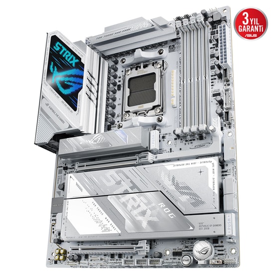 Asus ROG STRIX X870E-A GAMING WIFI7 NEO Anakart - AMD AM5, DDR5, Wi-Fi 7, Çift USB4, Bluetooth, RGB, ATX