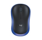 Logitech M185 Mavi Kablosuz Optik Mouse (910-002236) Nano Alıcı, Tak & Çalıştır, 2.4 GHz Bağlantı, Ergonomik Tasarım