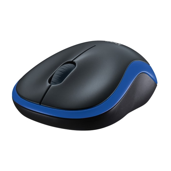Logitech M185 Mavi Kablosuz Optik Mouse (910-002236) Nano Alıcı, Tak & Çalıştır, 2.4 GHz Bağlantı, Ergonomik Tasarım