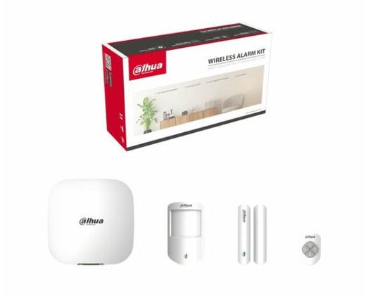 Dahua DHI-ART-ARC3000H-03-FW2(868) Kablosuz Alarm Seti - Wi-Fi, 4G, 868MHz, PIR, Manyetik Kontak, Kumanda, Beyaz