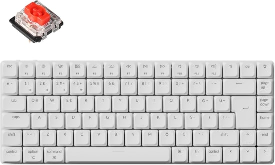 Keychron K3 Max %75 RGB Red Switch Kablosuz Mekanik Gaming Klavye (K3M-Q1-TR) - QMK/VIA, Türkçe Q, Low Profile