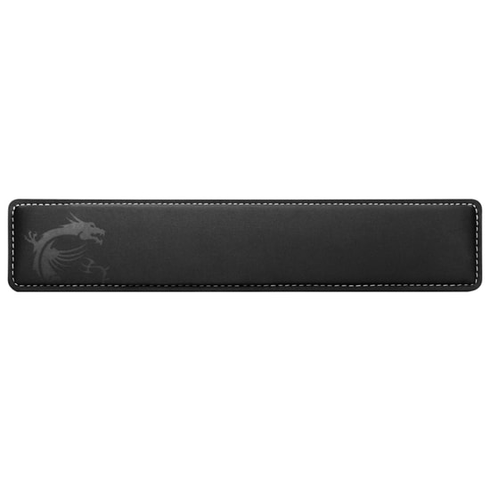MSI Vigor WR01 Likra Yüzey Klavye Bilek Desteği - Kaymaz Kauçuk Taban, Antibakteriyel, 432x86x25mm Boyutlar