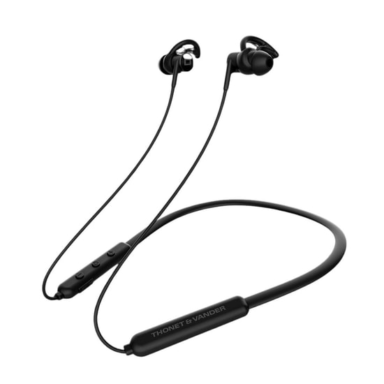 Thonet Vander VR100 Neckband Siyah Bluetooth 5.0 Kulaklık (HK096-03562) - Stereo, 5 Saat Müzik, Boyun Bandı