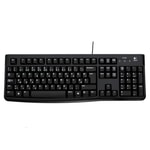 Logitech K120 Kablolu F TR Standart USB Klavye (920-004163) - Siyah, Sıvı Dökülmesine Dayanıklı, Sessiz Tuşlar