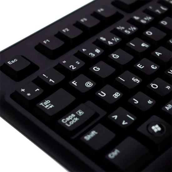 Logitech K120 Kablolu F TR Standart USB Klavye (920-004163) - Siyah, Sıvı Dökülmesine Dayanıklı, Sessiz Tuşlar
