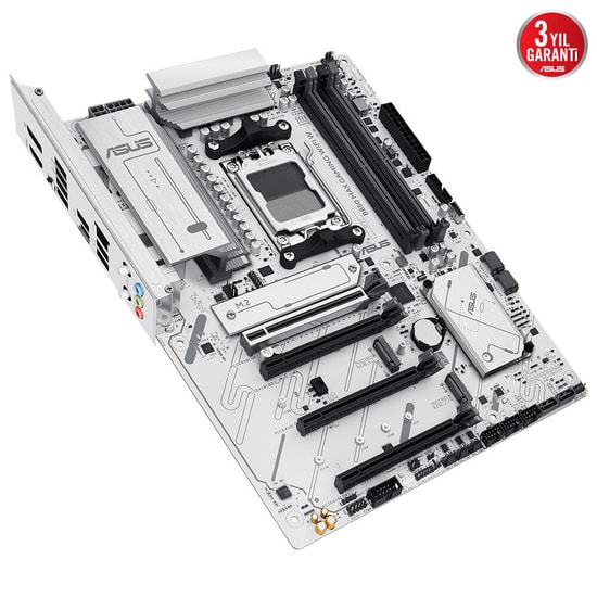 ASUS B850 MAX GAMING WIFI AM5 DDR5 ATX Anakart - 8000MHz (OC), WiFi 6E, BT 5.3, 3xM.2, PCIe 5.0, 2.5G LAN, Aura RGB