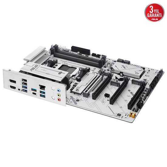 ASUS B850 MAX GAMING WIFI AM5 DDR5 ATX Anakart - 8000MHz (OC), WiFi 6E, BT 5.3, 3xM.2, PCIe 5.0, 2.5G LAN, Aura RGB