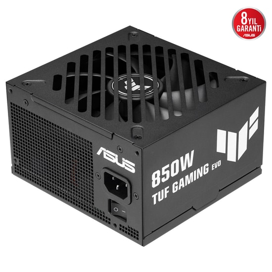 Asus TUF Gaming 850G 850W 80+ Gold Tam Modüler Güç Kaynağı - ATX 3.1, PCIe 5.1, 12V-2x6, 8 Yıl Garanti, EVO