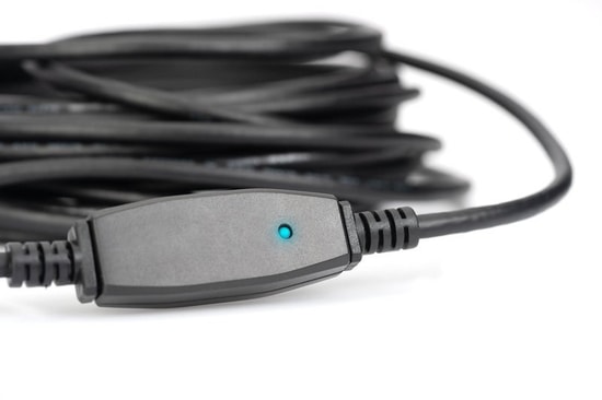 Digitus DA-73107 20 Metre Siyah USB 3.0 Uzatma Kablosu - USB A Erkek/Dişi, 5Gbps Super Speed, Tak Çalıştır