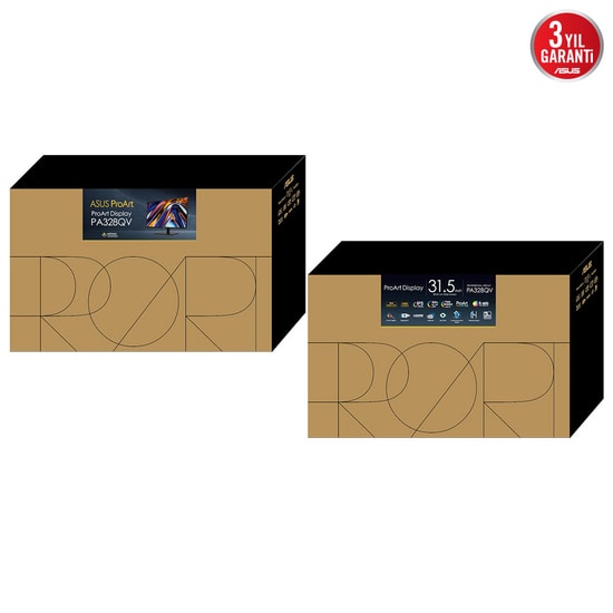 Asus ProArt PA328QV 32" 5ms 75Hz 2560x1440 WQHD IPS Profesyonel Monitör - 400 nit, HDMI, DP, USB, VESA, HDR10