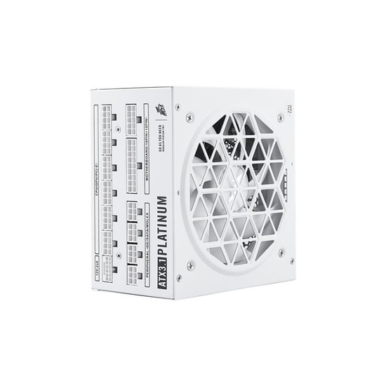 1ST Player NGDP-PLT-1300-WH-EU 1300W 80+ Platinum ATX3.1 Full Modüler Güç Kaynağı - 10 Yıl Japon Kapasitör Beyaz