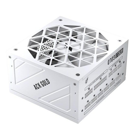 1ST Player ACK-GLD-850-WH-EU 850W 80+ Gold Full Modüler Güç Kaynağı - ATX 3.1, PCIe 5.1, Aktif PFC, 7 Yıl Garanti