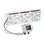1st Player Starship E X-360E WH Beyaz ARGB Sıvı Soğutucu - 3x120mm Fan, Dijital Ekran, AM5/LGA1851 Uyumlu