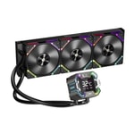 1st Player Starship E X-360E BK Siyah ARGB İşlemci Sıvı Soğutucu - 3x120mm Fan, Dijital Ekran, AM5/LGA1851 Uyumlu