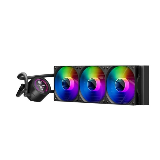 1st Player Thunderstorm TS4 360 BK Siyah ARGB Sıvı Soğutucu - 3x120mm Fan, LCD Ekranlı, AM5/LGA1700/1851 Uyumlu