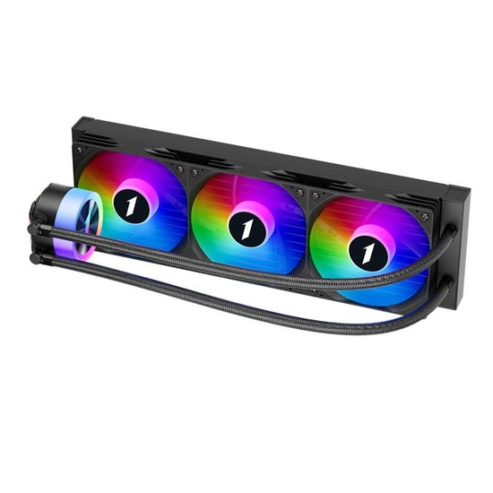1st Player Thunderstorm TS1 360 BK Siyah ARGB İşlemci Sıvı Soğutucu - 3x120mm Fan, AM5/LGA1700, 3000RPM Pompa
