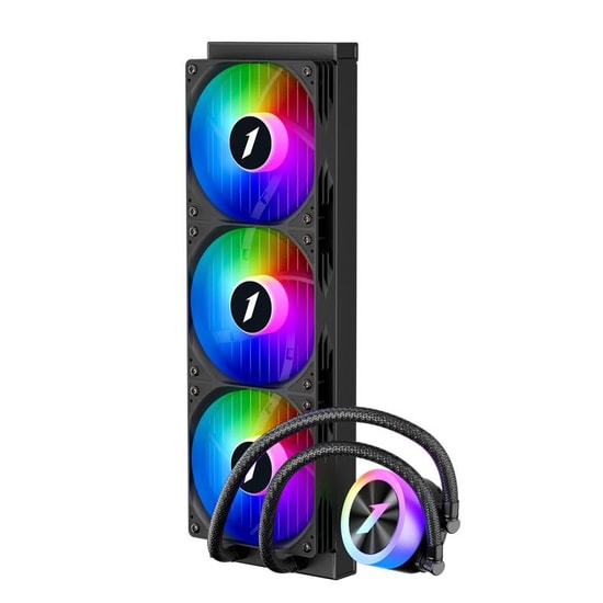 1st Player Thunderstorm TS1 360 BK Siyah ARGB İşlemci Sıvı Soğutucu - 3x120mm Fan, AM5/LGA1700, 3000RPM Pompa
