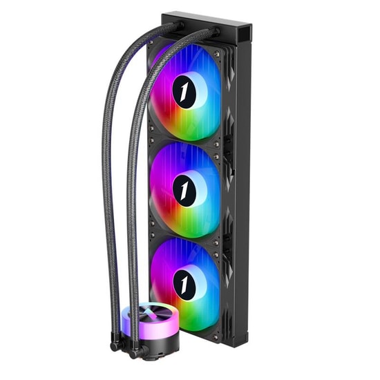 1st Player Thunderstorm TS1 360 BK Siyah ARGB İşlemci Sıvı Soğutucu - 3x120mm Fan, AM5/LGA1700, 3000RPM Pompa