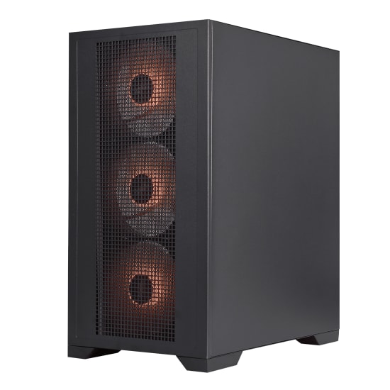 1st Player GO2 Siyah 550W Rainbow M-ATX Kasa (GO2-BLK-4F-550W) - Temperli Cam, 4x12cm Fan, USB 3.0, Micro-ATX