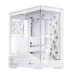 1st Player GM7 BTF Beyaz ATX Bilgisayar Kasası (GM7-BTF-WHT-4F) - 4x12cm ARGB Fan, Temperli Cam, Type-C, USB 3.0